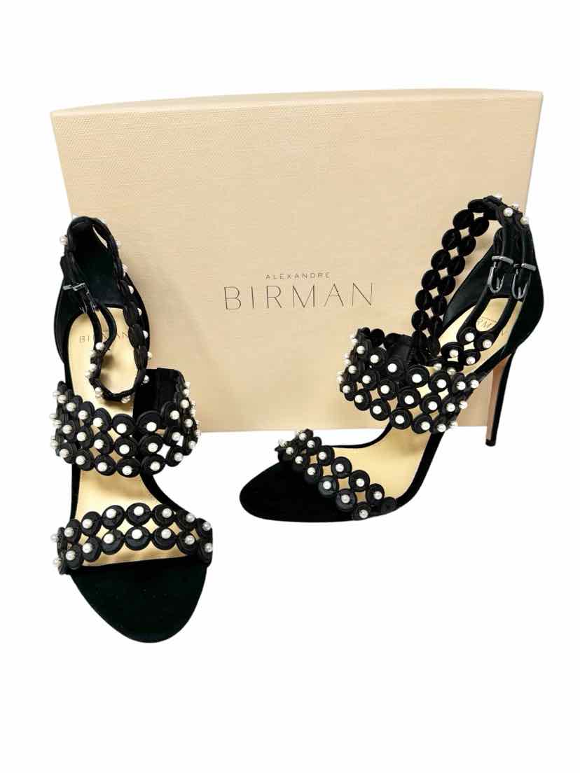 Shoe Size 39 BIRMAN Black Leather Luxury - Pumps