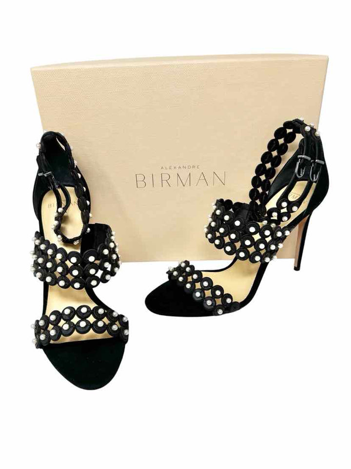 Shoe Size 39 BIRMAN Black Leather Luxury - Pumps