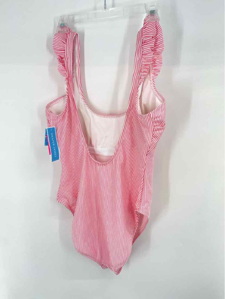 Size XL DRAPER JAMES PINK PRINT Swimsuit