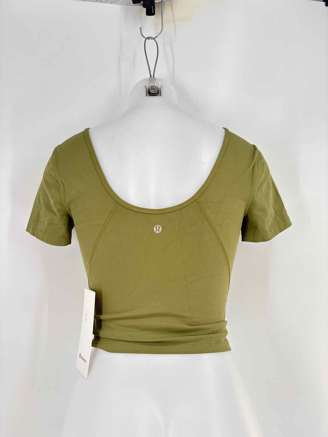 Size 6 Lululemon Olive Shirt