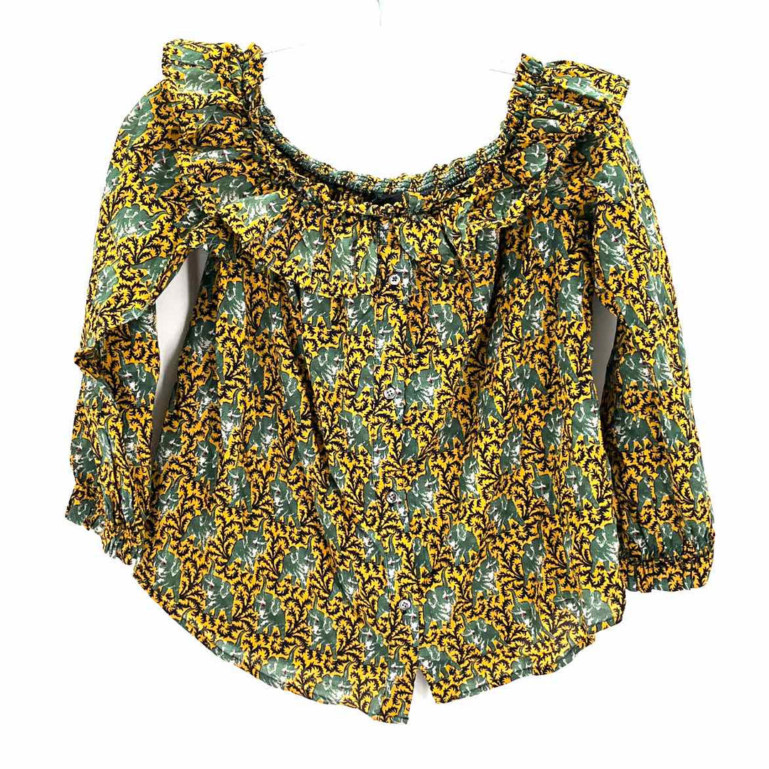 Size 2 J Crew Multi-Color Shirt