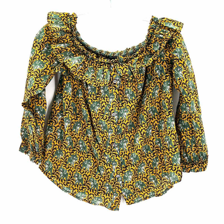 Size 2 J Crew Multi-Color Shirt