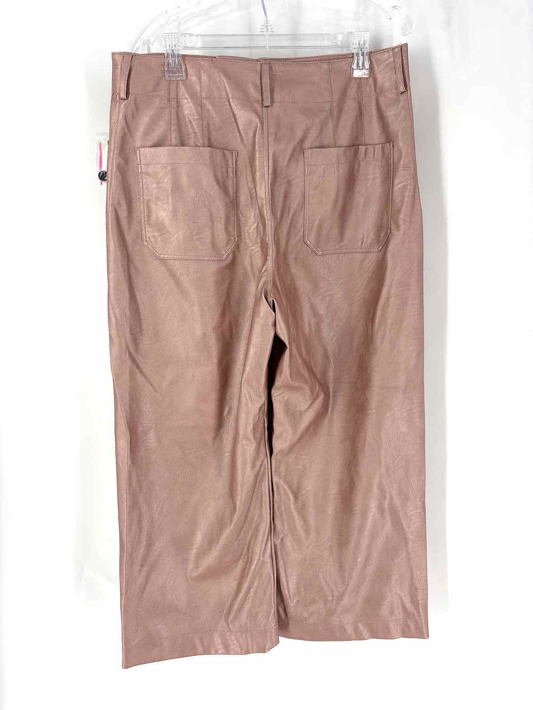 Size 32 MAEVE Pink Faux Leather Pants