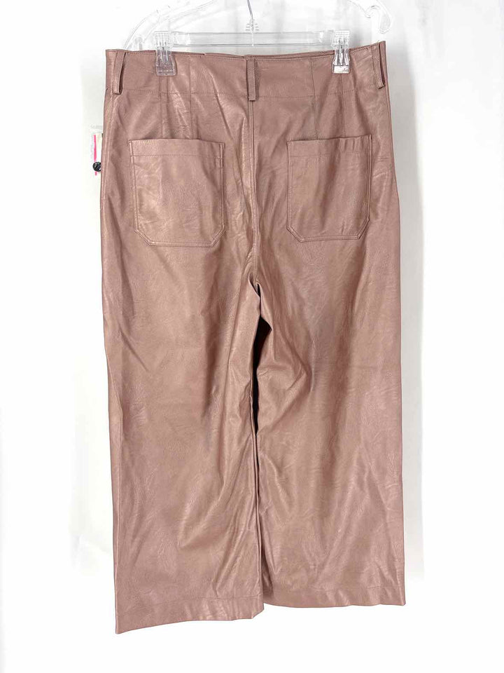 Size 32 MAEVE Pink Faux Leather Pants