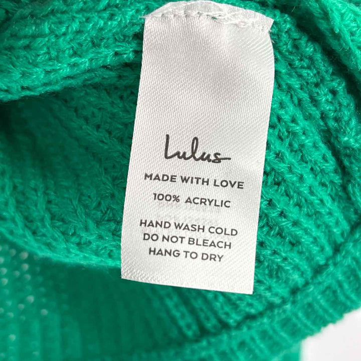Size M LULUS Green Sweater