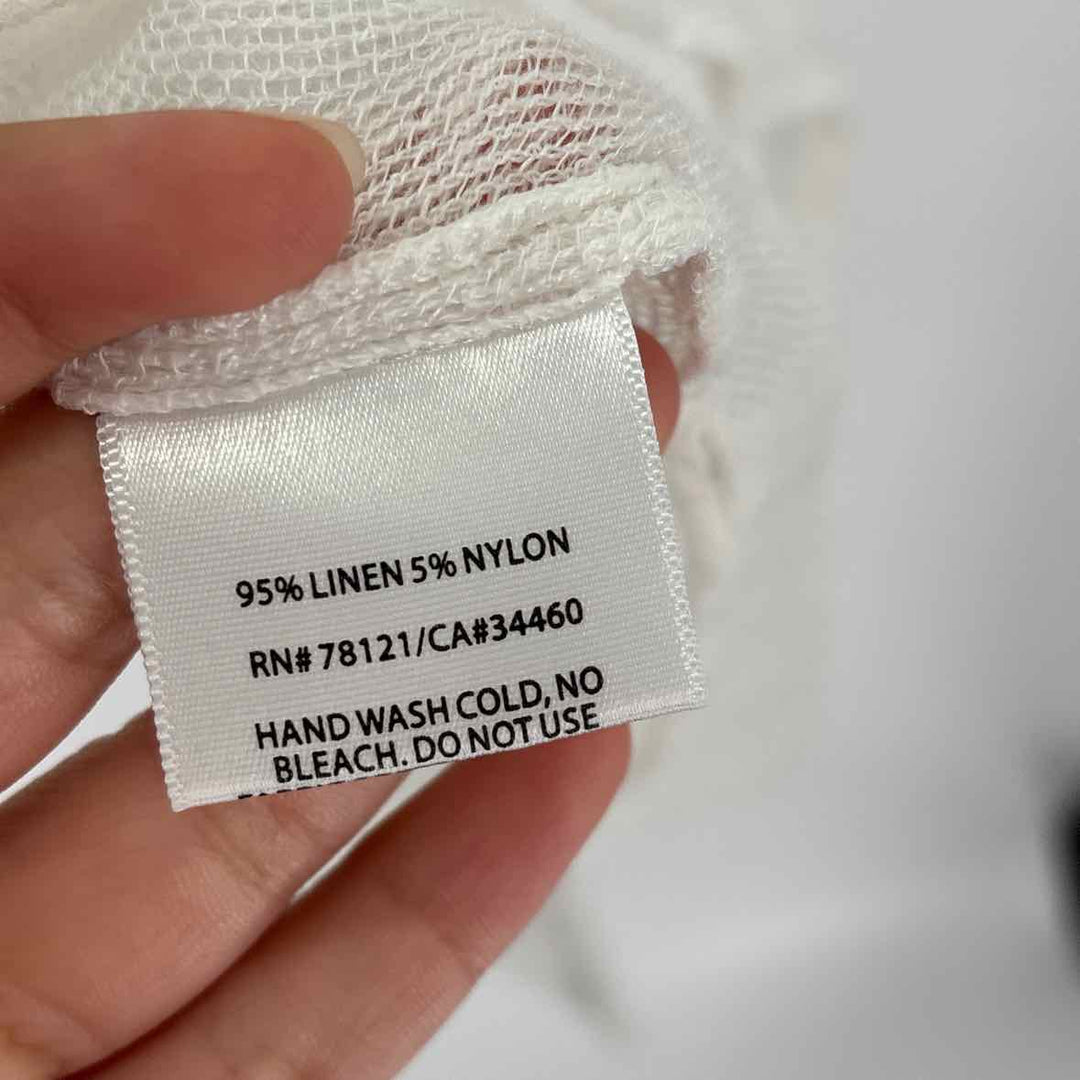 Size L Eileen Fisher White Shirt