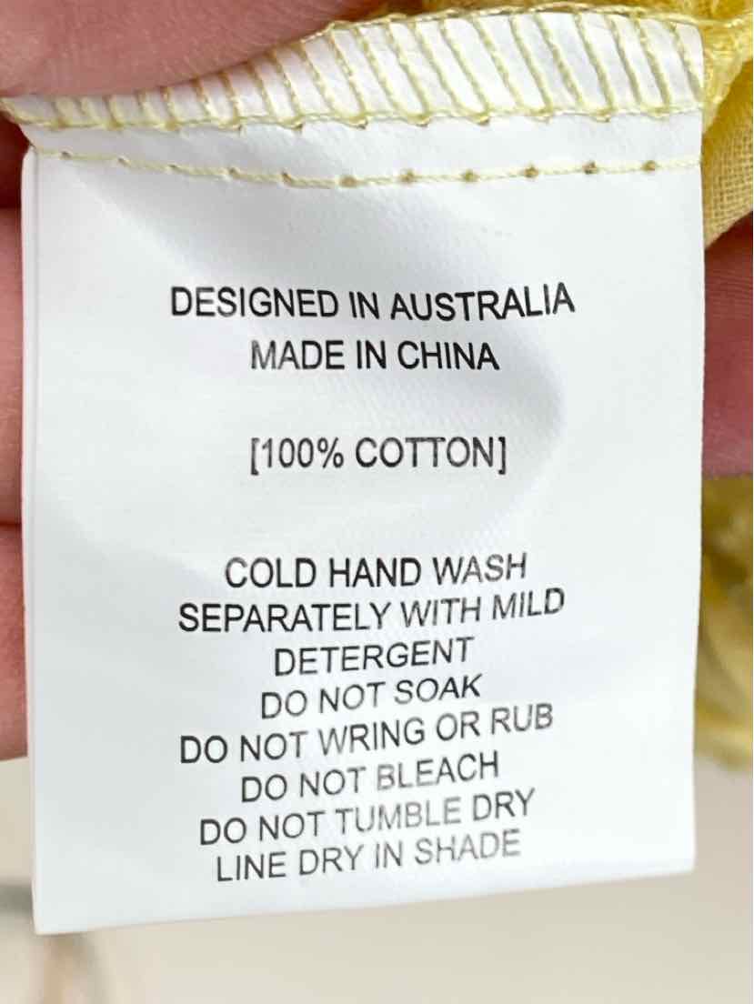 Size XL Yellow Dress