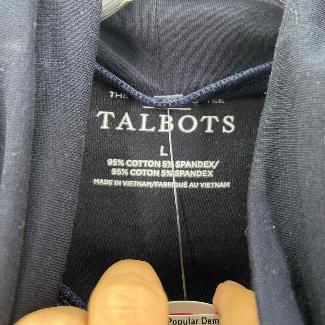 Size L Talbots Navy Shirt