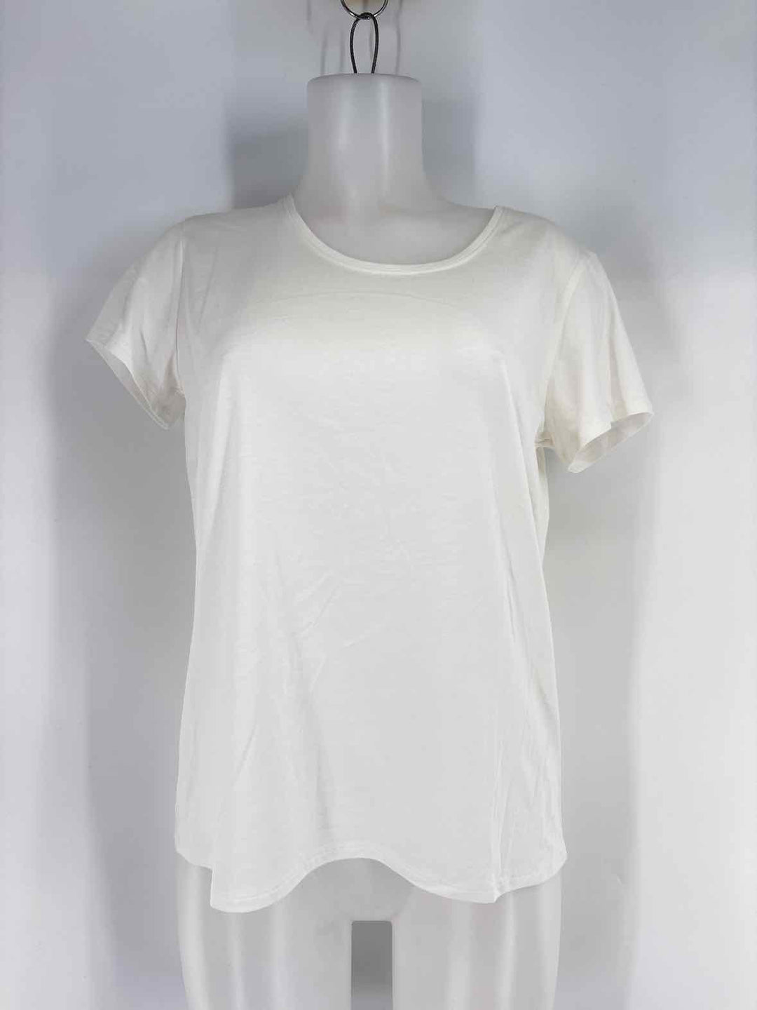 Size M GARNET HILL White Cotton Shirt