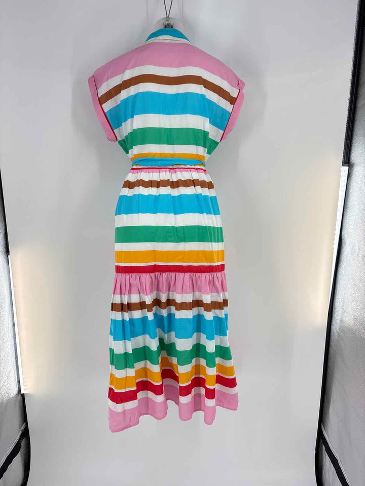 Size 8 J Crew Multi-Color Dress