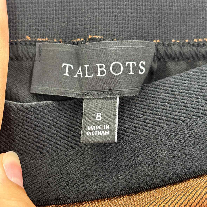Size 8 Talbots Camel Knit Pants