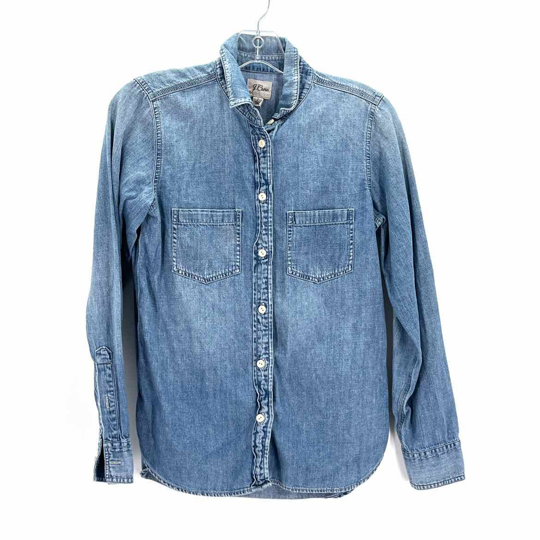Size 2 J Crew Denim Shirt