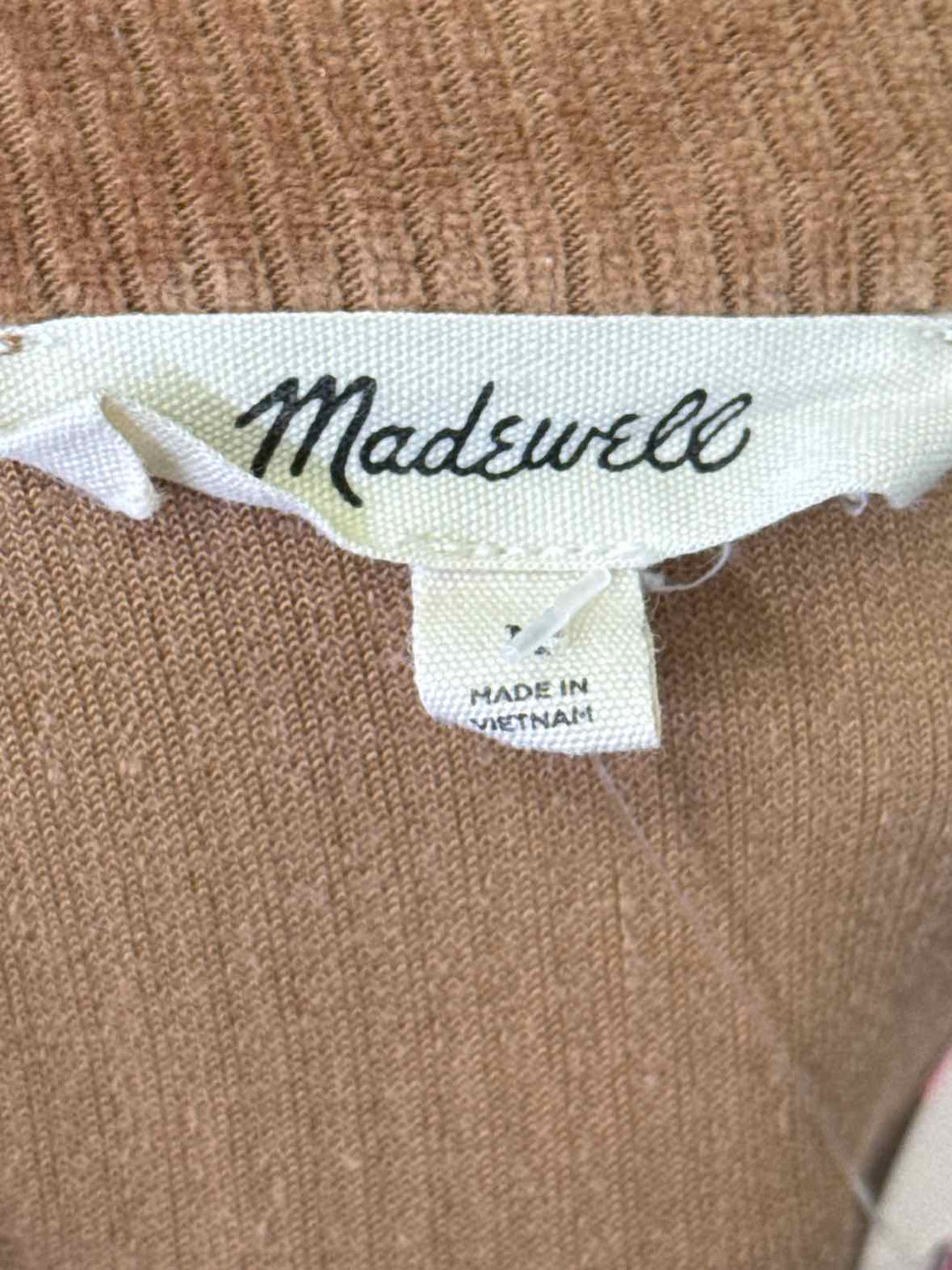 Size M MADEWELL Brown Corduroy Jacket