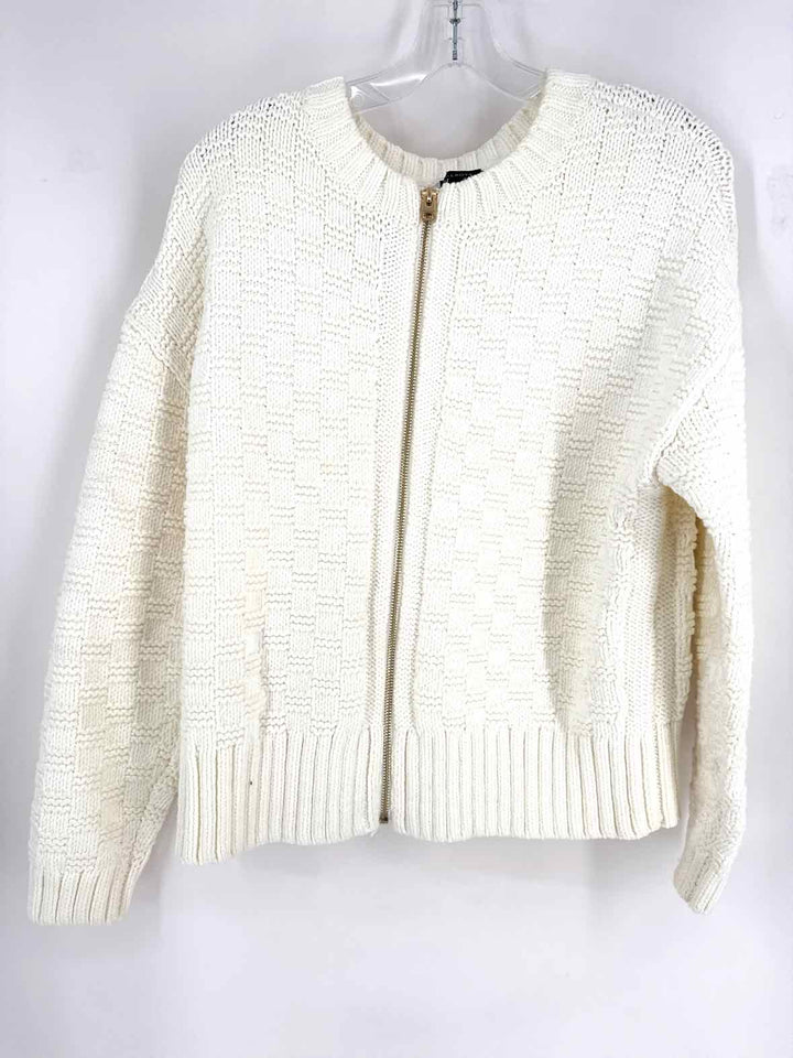 Size L Talbots Cream Sweater