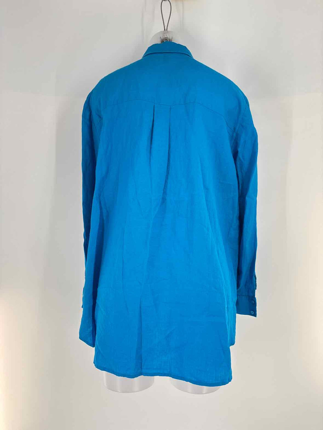 Size 1X Eileen Fisher Blue Shirt