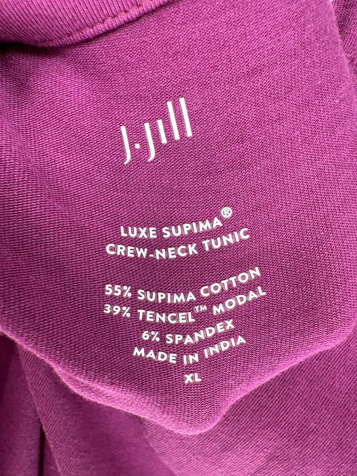 Size XL J JILL Fuschia Cotton Shirt