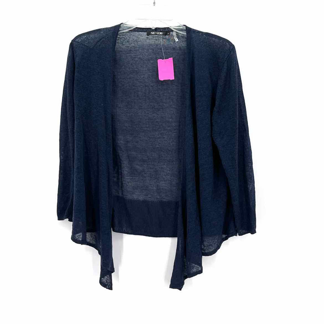 Size L NIC + ZOE Navy Cardigan