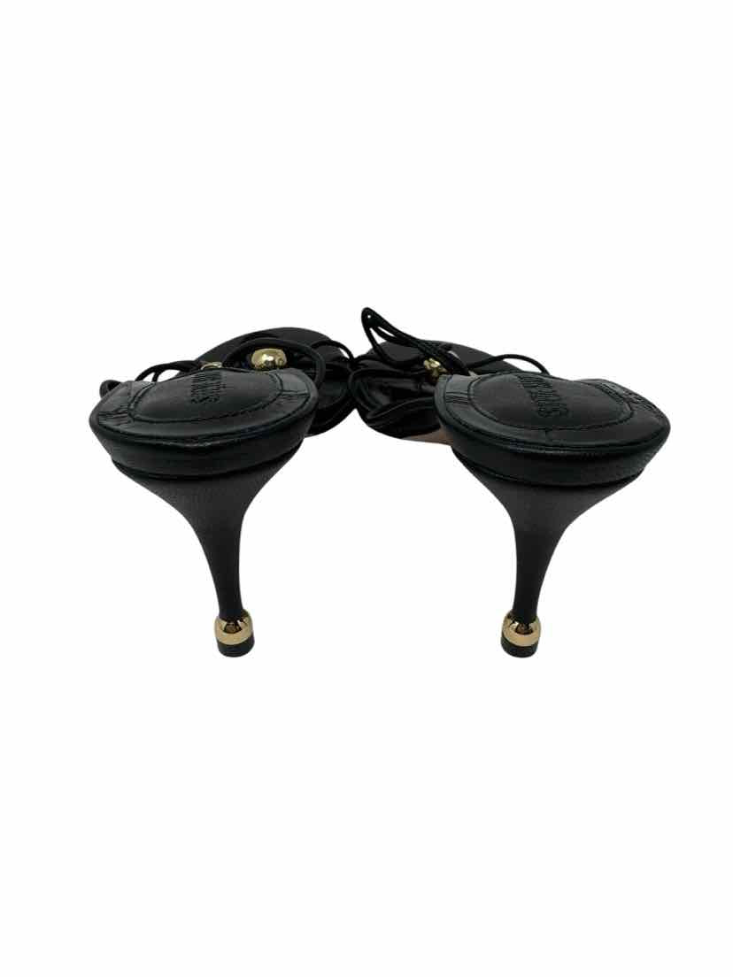 Shoe Size 6.5 Steve Madden Black Leather Sandals