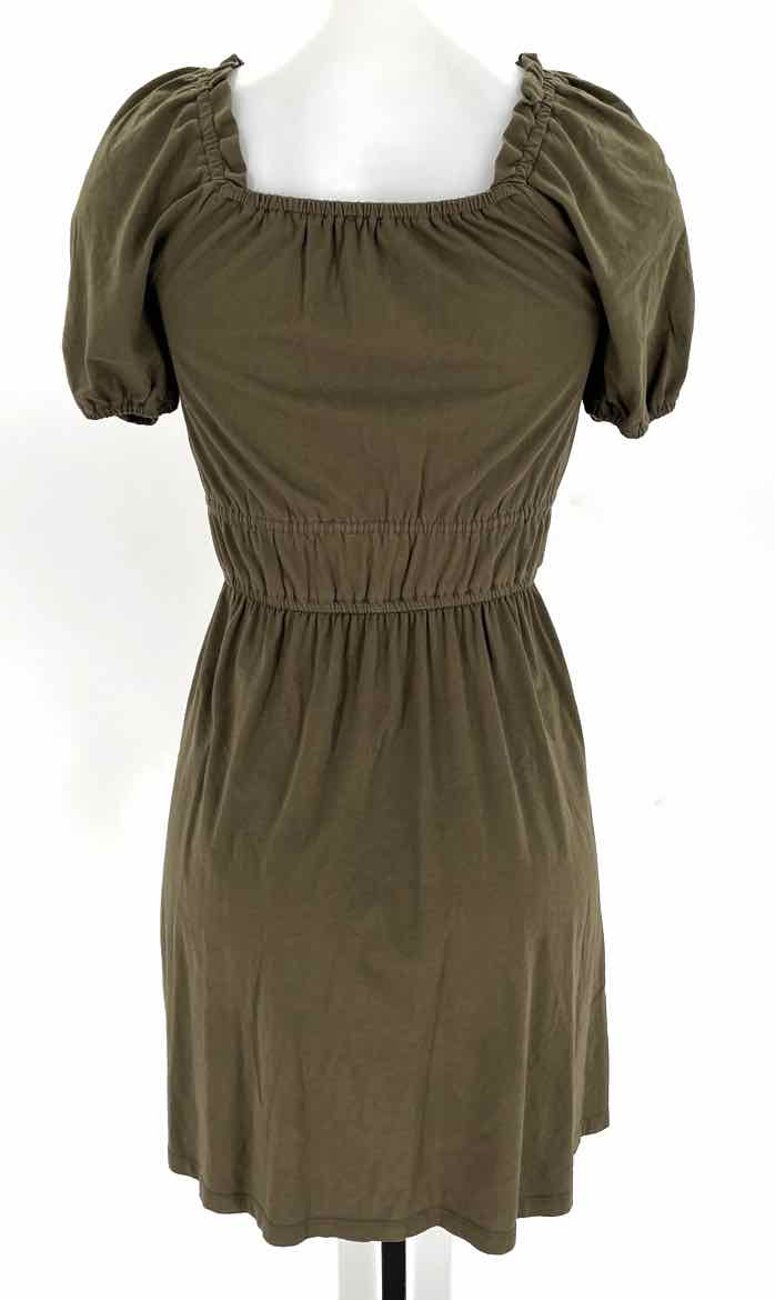 Size XXS J Crew Olive Dress