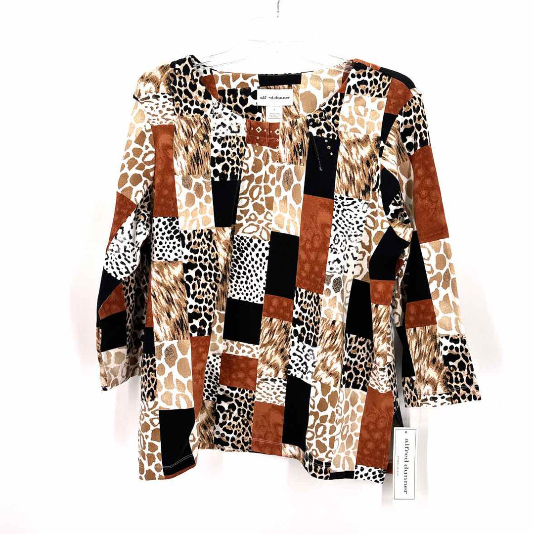 Size L ALFRED DUNNER Multi-Color Shirt