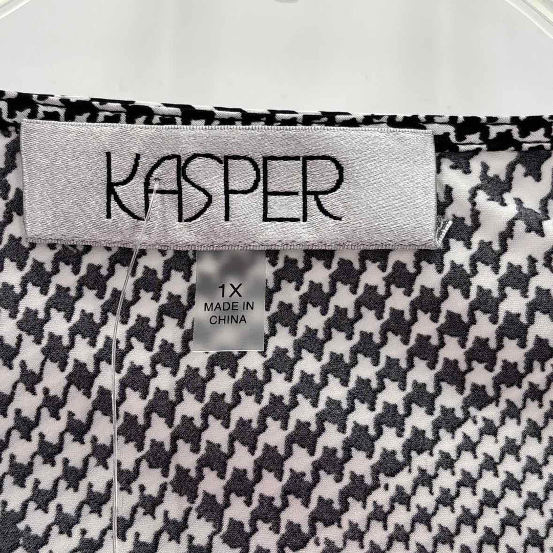 Size 1X KASPER White Shirt