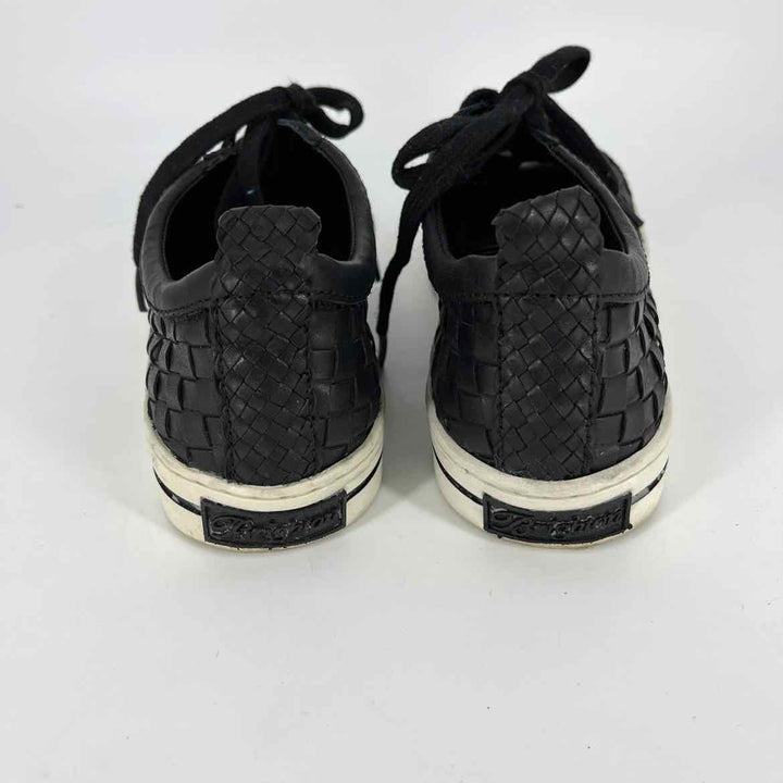 Shoe Size 9.5 BRIGHTON Black Leather Sneakers