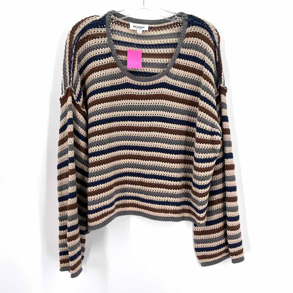 Size M/L Brown Knit Sweater