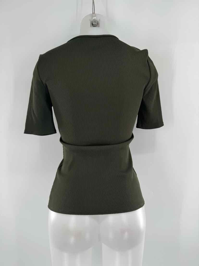 Size S White House Black Market Olive Shirt