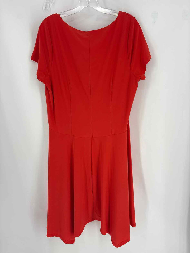 Size 1X RALPH LAUREN Orange Dress