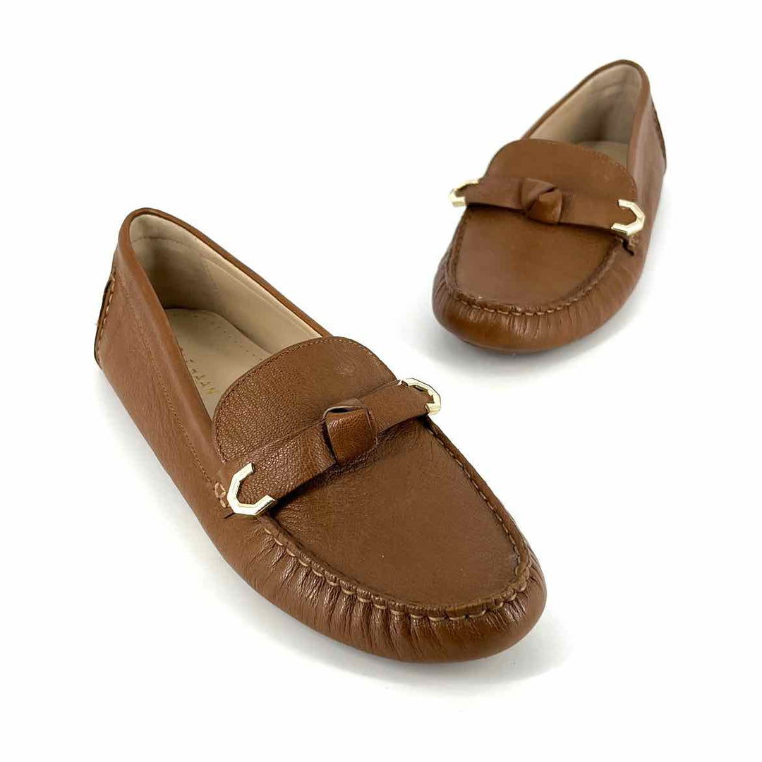 Shoe Size 9 Cole Haan Camel Leather Flats