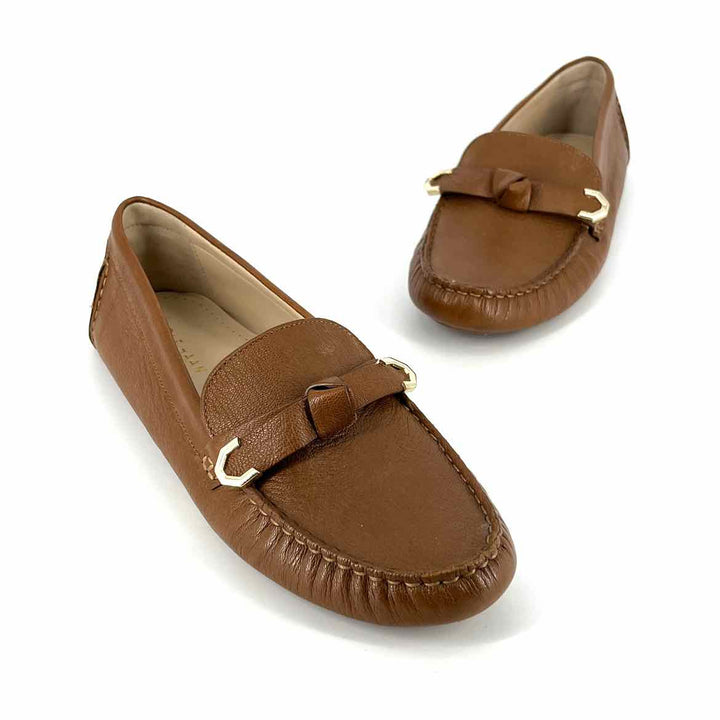 Shoe Size 9 Cole Haan Camel Leather Flats