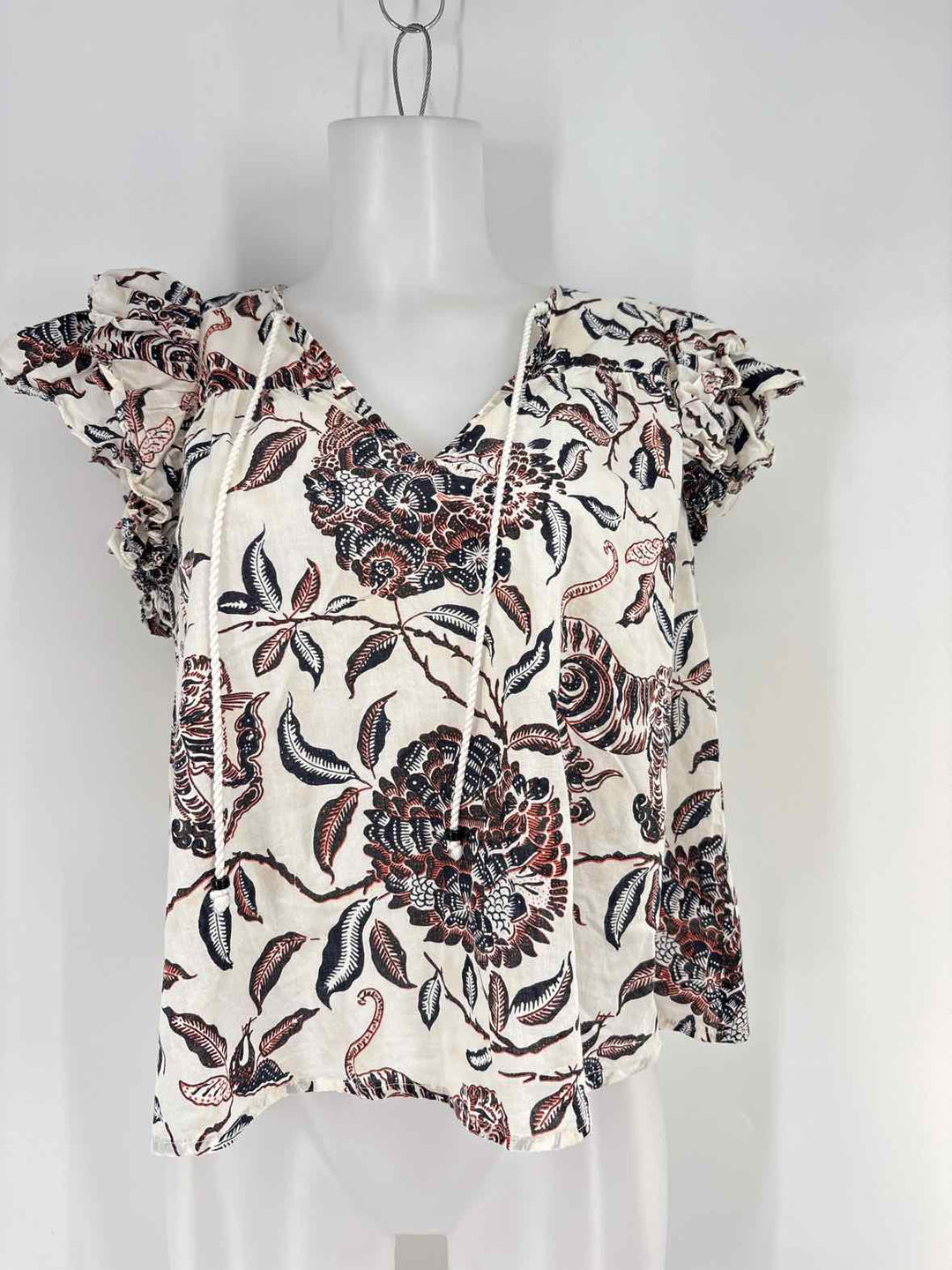 Size M HOUSE OF HARLOW Cream Shirt