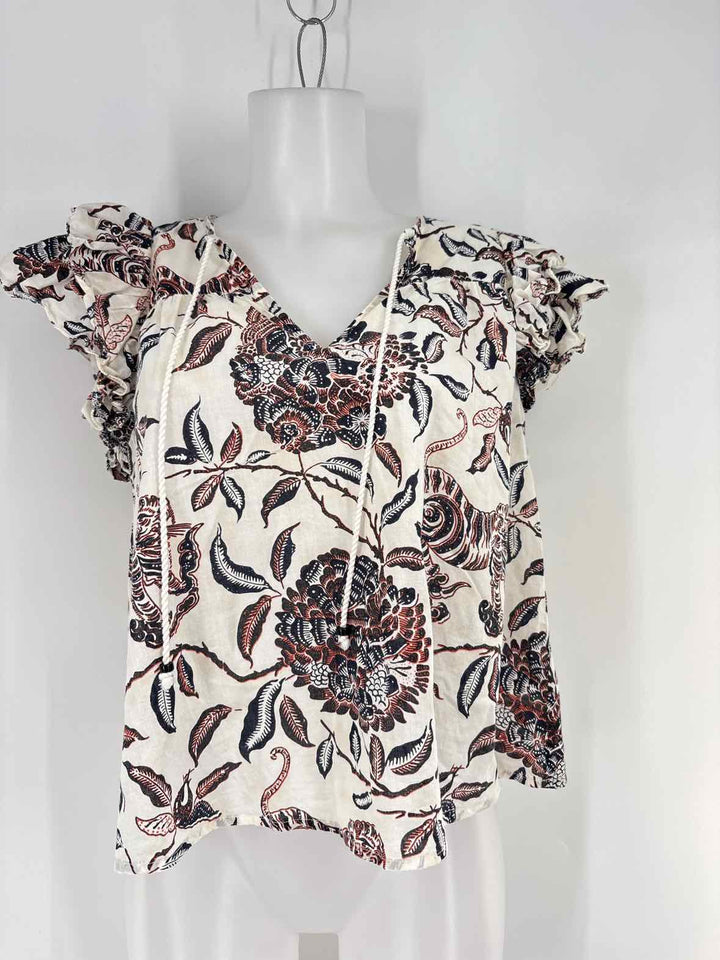 Size M HOUSE OF HARLOW Cream Shirt