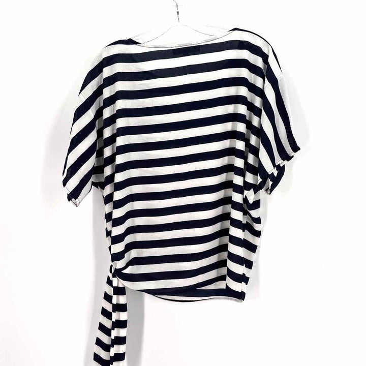 Size S Michael Kors Navy Print Shirt