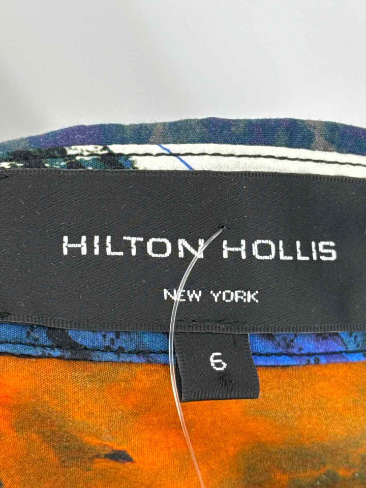 Size 6 HILTON HOLLIS Multi-Color Dress
