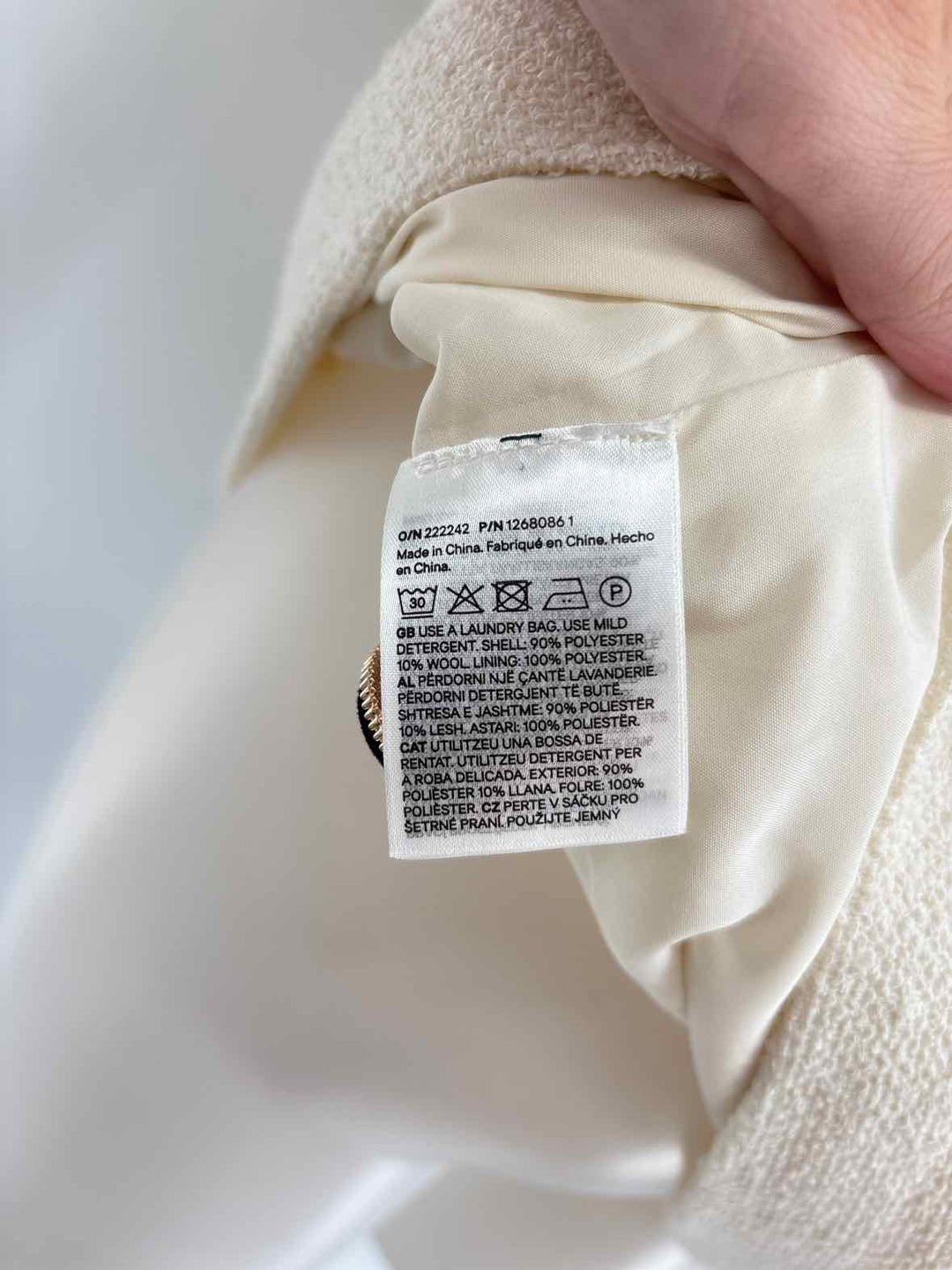 Size S H&M Cream Dress