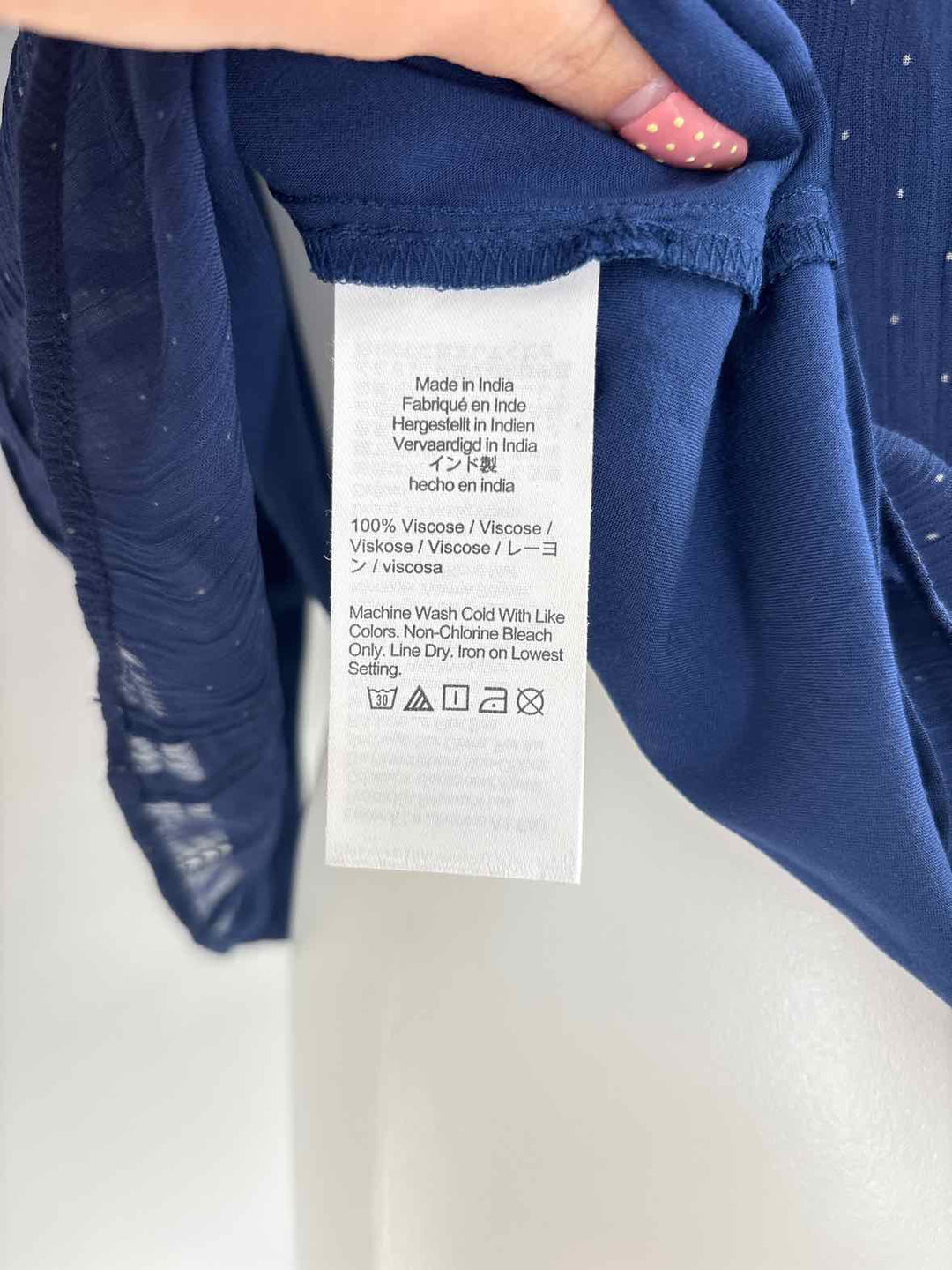 Size 8 J Crew Navy Shirt