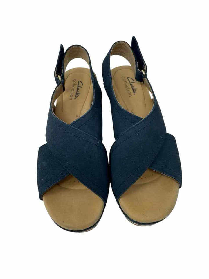 Shoe Size 7 CLARKS Navy Sandals