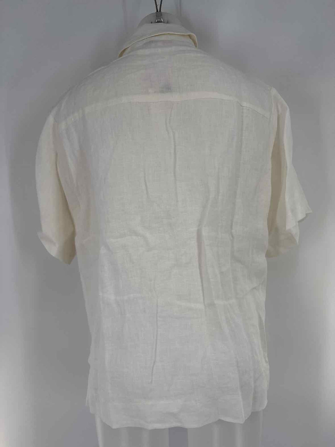 Size M OLIVACEOUS Ivory Linen Shirt