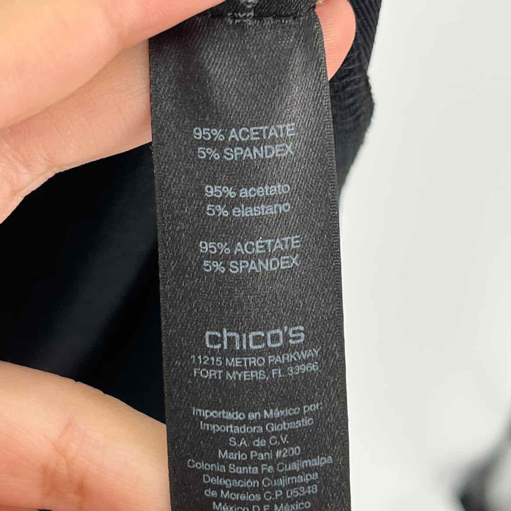 Size XL Chico's Black Vest