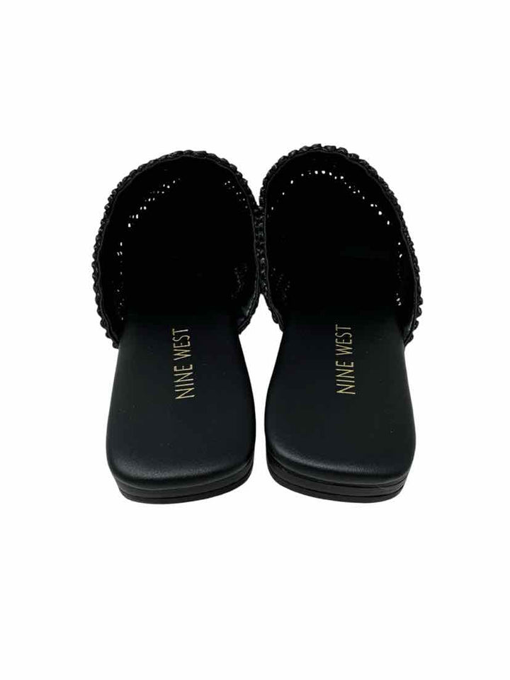 Shoe Size 8.5 Nine West Black Mules