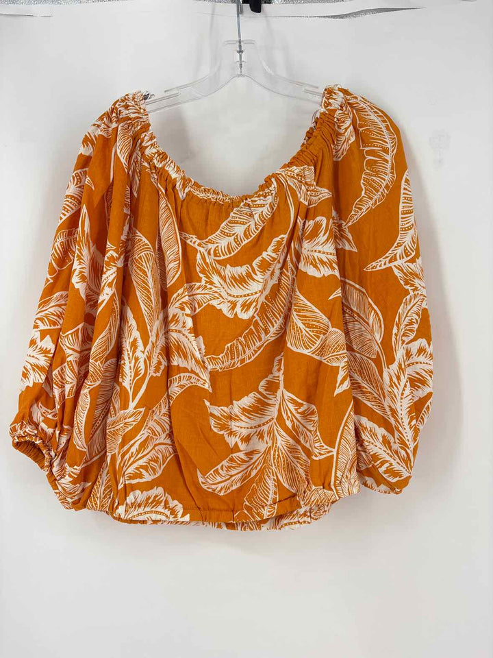 Size XL RACHEL ZOE ORANGE PRINT 2 PC Dress
