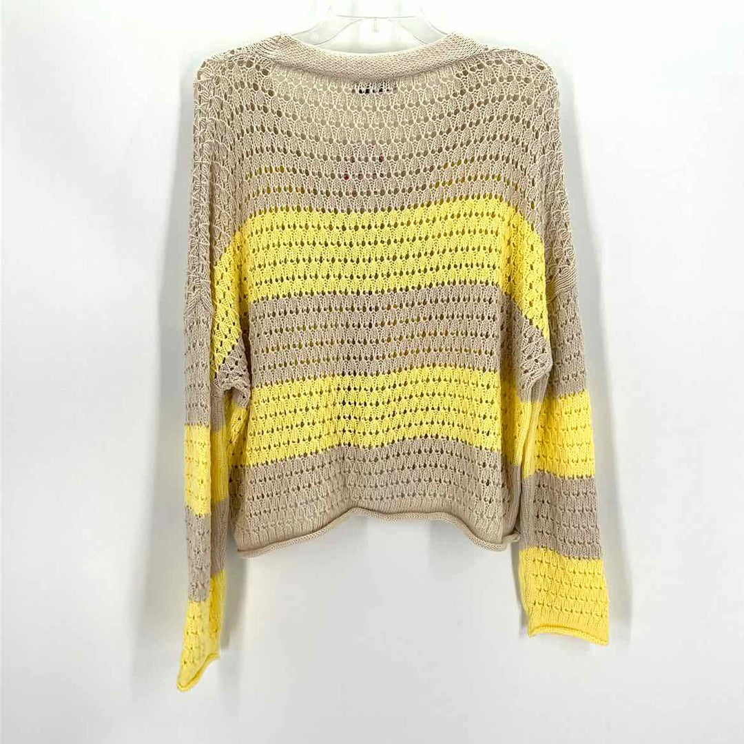 Size L Tan Knit Cardigan