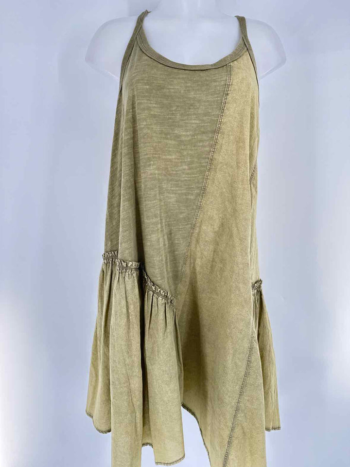 Size L EASEL Green Dress