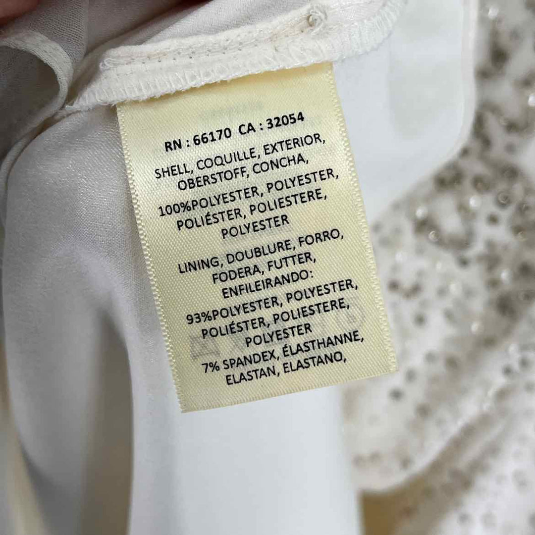 Size 10 Anthropologie White PROM