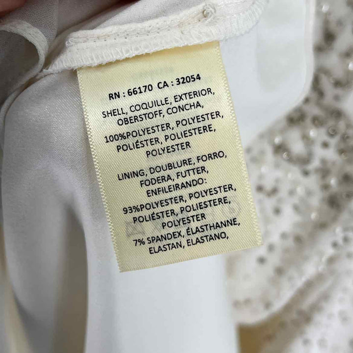 Size 10 Anthropologie White PROM