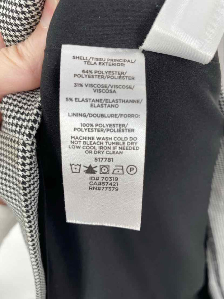 Size 12 Ann Taylor Black/White Dress