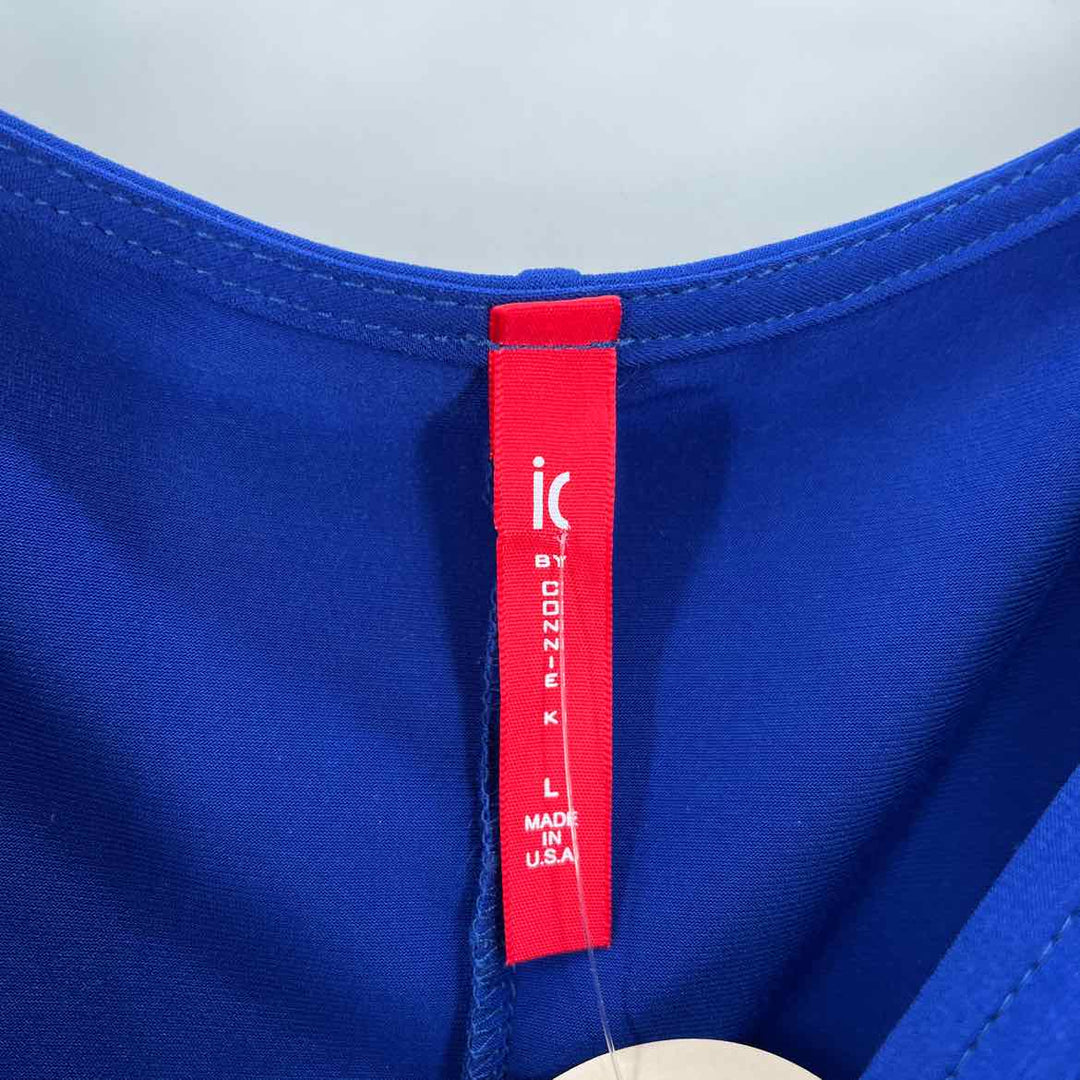 Size L Royal Blue Knit Mesh Shirt
