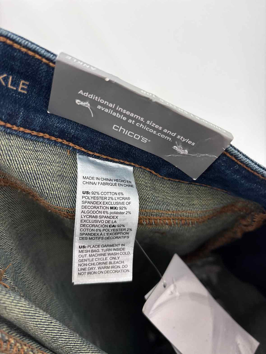 Size 10 Chico's Denim Jeans