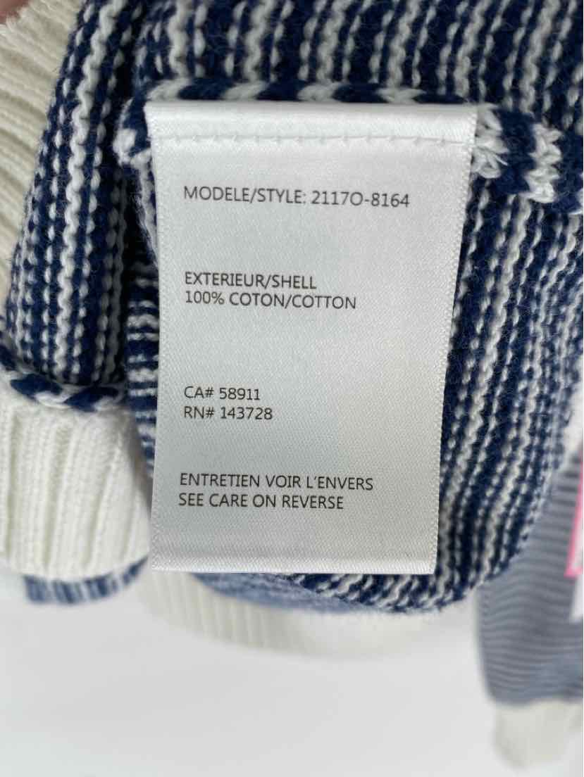 Size L TRIBAL Navy Print Sweater